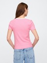 GAP Damen Crop-T-Shirt mit Logo GAP