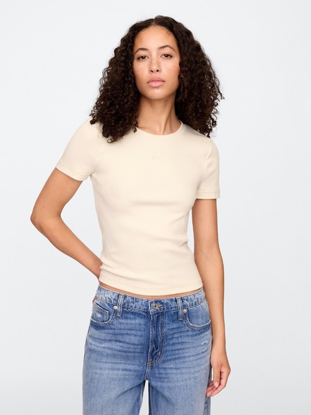 GAP Damen Crop-T-Shirt mit Logo GAP