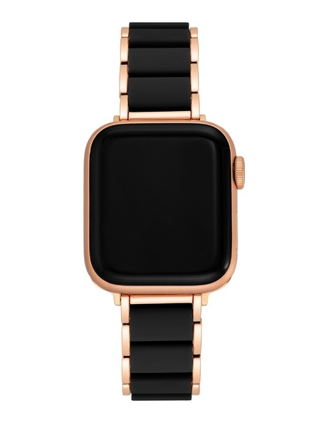 Anne Klein Silikonarmband mit Stahlakzent für Apple Watch von Anne Klein 38/40/41