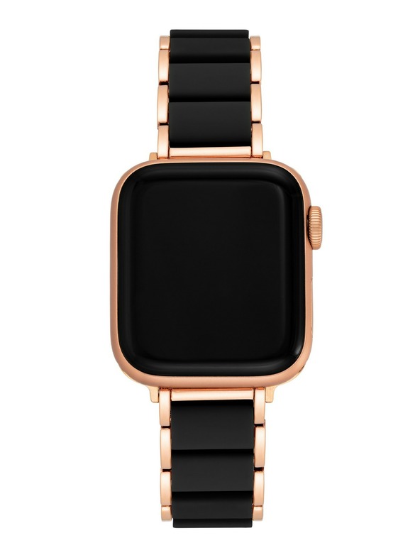 Anne Klein Silikonarmband mit Stahlakzent für Apple Watch von Anne Klein 38/40/41