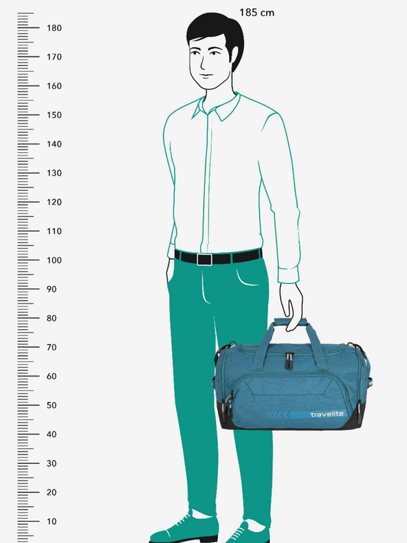 Travelite Kick Off Duffle M Petrol Bag