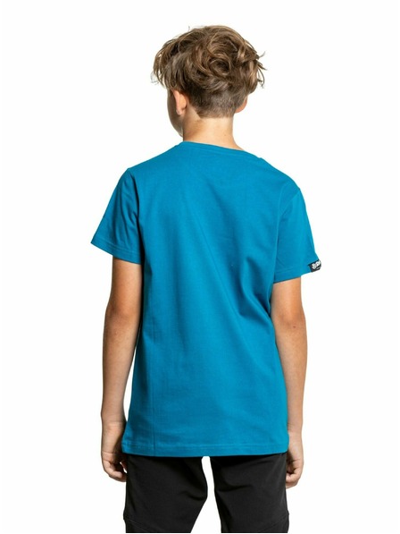 Meatfly Meatfly Kinder-T-Shirt Bart Funky Blue | Blau | Größe 146 | 100% Baumwolle