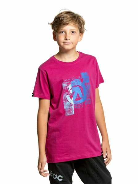 Meatfly Meatfly Kinder-T-Shirt Artee Magenta | Rosa | Größe 146 | 100% Baumwolle