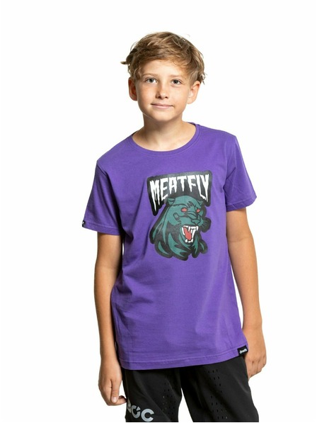 Meatfly Meatfly Kinder-T-Shirt Panther Violet | Lila | Größe 146 | 100% Baumwolle