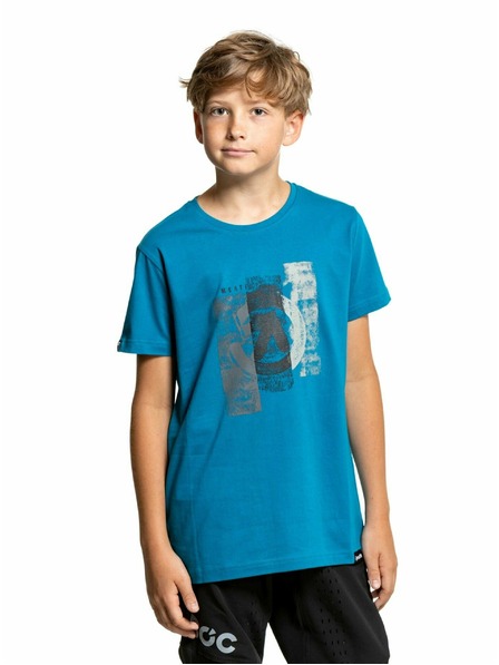 Meatfly Meatfly Kinder-T-Shirt Artee Funky Blue | Blau | Größe 158 | 100% Baumwolle