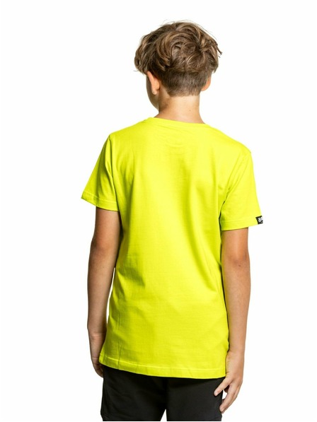 Meatfly Meatfly Kinder-T-Shirt Panther Safety Yellow | Gelb | Größe 146 | 100% Baumwolle