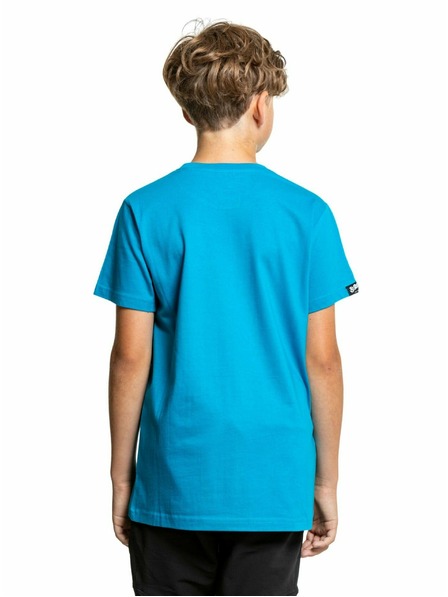 Meatfly Meatfly Kinder T-Shirt Bart Ocean Blue | Blau | Größe 146 | 100% Baumwolle