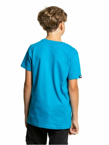 Meatfly Meatfly Kinder T-Shirt Tomcat Ocean Blue | Blau | Größe 146 | 100% Baumwolle
