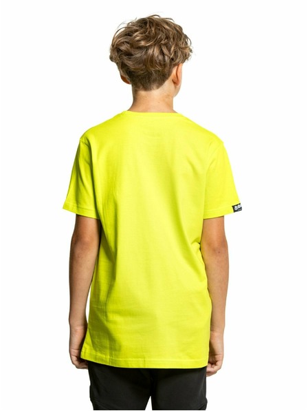 Meatfly Meatfly Kinder T-Shirt Bart Safety Yellow | Gelb | Größe 134 | 100% Baumwolle