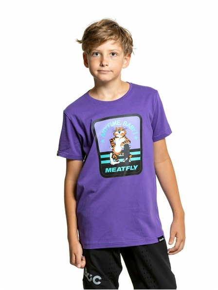 Meatfly Meatfly Kinder T-Shirt Tomcat Violet | Lila | Größe 146 | 100% Baumwolle