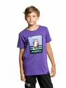Meatfly Meatfly Kinder T-Shirt Tomcat Violet | Lila | Größe 146 | 100% Baumwolle