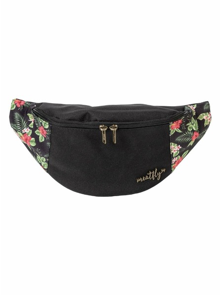 Meatfly Meatfly Gürteltasche Taya Tropical Black | Schwarz | Volumen 2,5 L