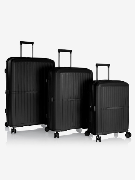 Heys Drei Reisekoffer-Set in schwarz Heys Airlite S,M,L Schwarz