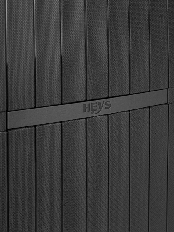 Heys Drei Reisekoffer-Set in schwarz Heys Airlite S,M,L Schwarz