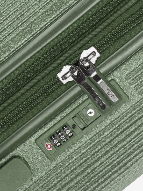 Heys Drei Reisekoffer-Set in grün Heys Earth Tones S,M,L Moss