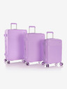 Heys Drei Reisekoffer-Set in lila Heys Pastel S,M,L