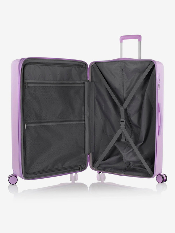 Heys Drei Reisekoffer-Set in lila Heys Pastel S,M,L