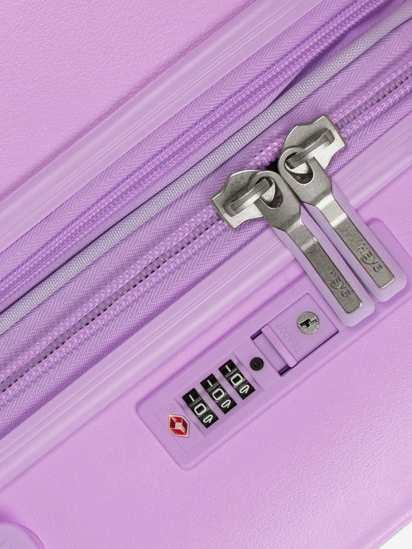 Heys Drei Reisekoffer-Set in lila Heys Pastel S,M,L