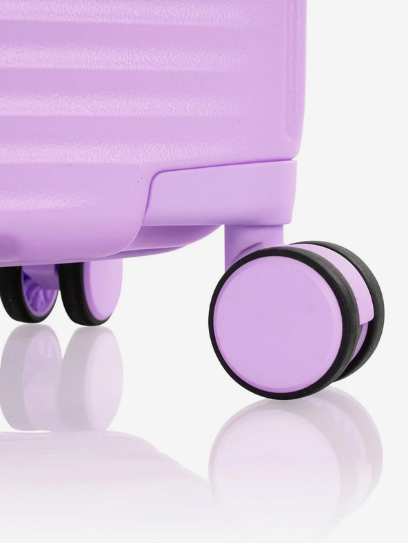 Heys Drei Reisekoffer-Set in lila Heys Pastel S,M,L