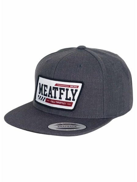 Meatfly Meatfly Snapback Cap Hornet Racing Dunkelgrau | Grau | Größe