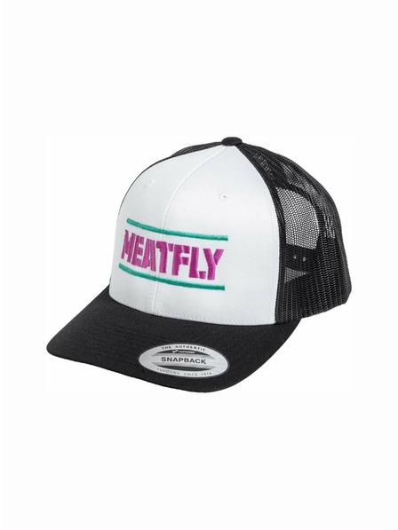 Meatfly Meatfly Trucker Cap Docker Weiß / Magenta | Weiß | Größe