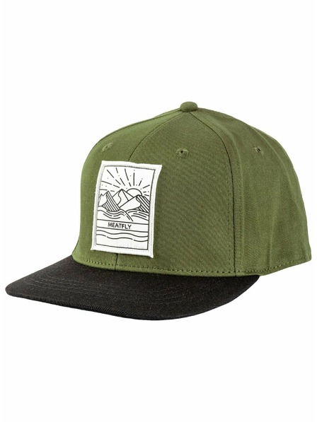 Meatfly Meatfly Snapback Cap Tyler Sunny Olive / Schwarz | Schwarz | Größe