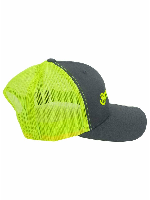 Meatfly Meatfly Trucker Cap MF Logo Kohle/Neongrün