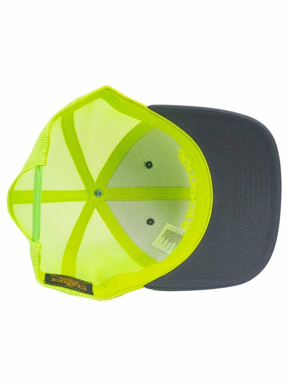 Meatfly Meatfly Trucker Cap MF Logo Kohle/Neongrün
