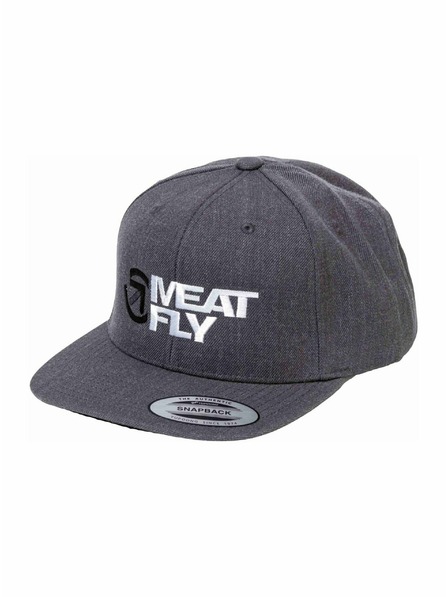 Meatfly Meatfly Snapback Cap Ness Dunkelgrau | Grau | Größe