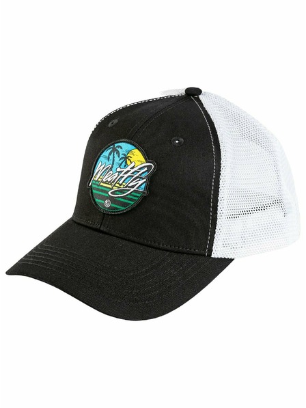Meatfly Meatfly Trucker Cap Caleb Beach Weiß / Schwarz | Weiß | Größe