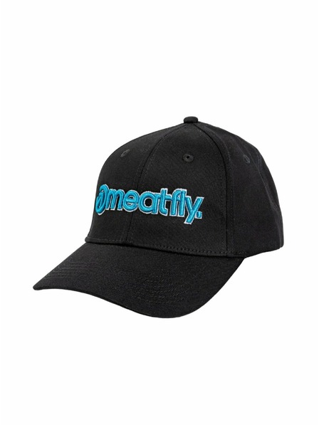 Meatfly Meatfly Flexfit Cap Brand Blau / Schwarz | Blau | Größe