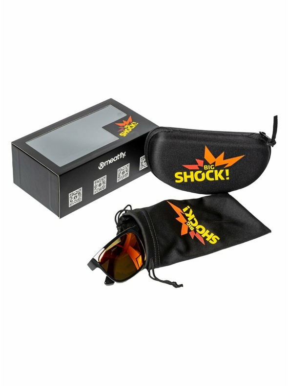 Meatfly Meatfly polarisierende Sonnenbrille Gammy Black Big Shock | Schwarz | Größe