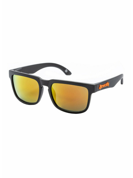 Meatfly Meatfly Sonnenbrille Memphis Orange Black | Schwarz | Größe