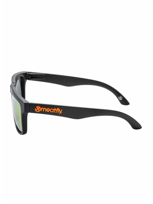 Meatfly Meatfly Sonnenbrille Memphis Orange Black | Schwarz | Größe