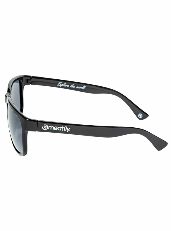 Meatfly Meatfly polarisierende Sonnenbrille Gammy Black Glossy/Black | Schwarz | Größe