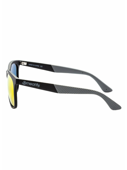 Meatfly Meatfly polarisierende Sonnenbrille Clutch 2 Black Grey | Schwarz | Größe