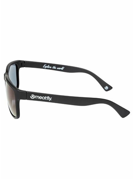 Meatfly Meatfly polarisierende Sonnenbrille Gammy Black Matt/Purple | Schwarz | Größe
