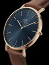 Daniel Wellington Dunkelbraune Herren-Ledenuhr Daniel Wellington CLASSIC