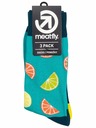 Meatfly Meatfly Socken Lexy Triple Pack Lemons | Mehrfarbig | Größe
