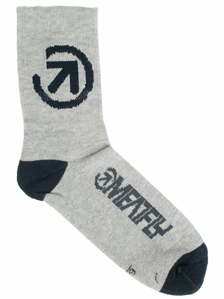 Meatfly Meatfly Socken Long Grey Bike | Grau | Größe