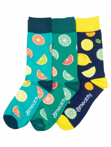 Meatfly Meatfly Socken Lexy Geschenkpack Lemons | Mehrfarbig | Größe