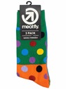 Meatfly Meatfly Socken Lexy Triple Pack Green Dots | Mehrfarbig | Größe