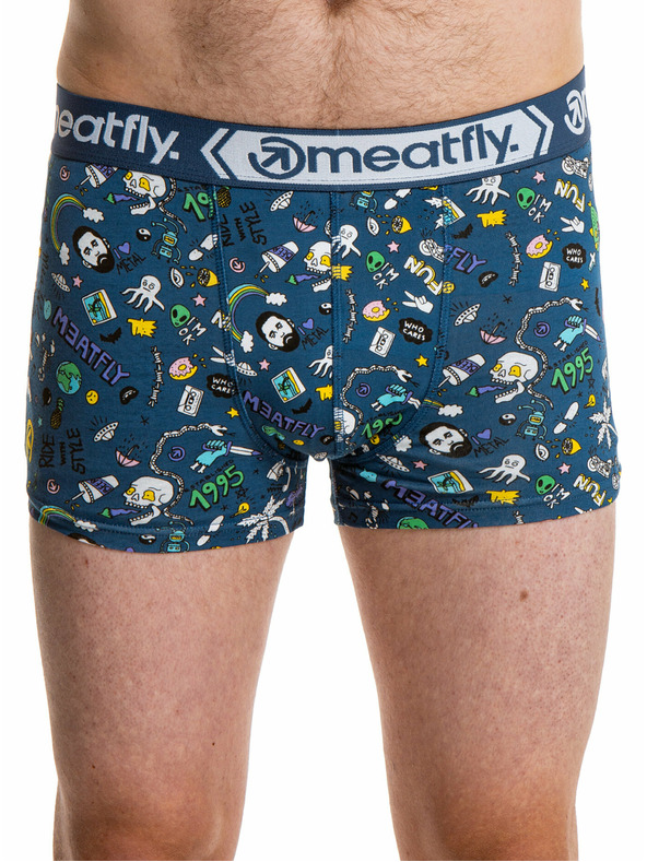 Meatfly Meatfly Herren Boxershorts Balboa Doppelpack Jamm | Gelb | Größe