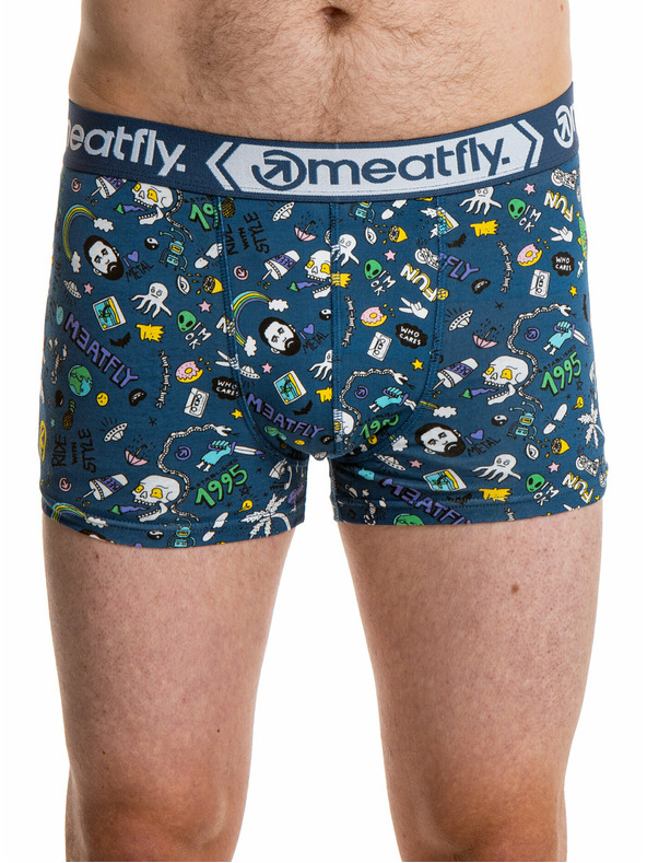 Meatfly Meatfly Herren Boxershorts Balboa Tools/Jamm Geschenkset | Schwarz | Größe
