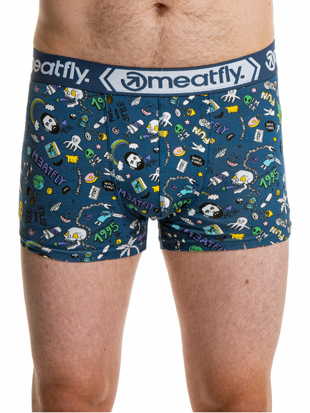 Meatfly Meatfly Herren Boxershorts Balboa Tools/Jamm Geschenkset | Schwarz | Größe