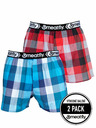 Meatfly Meatfly Herren Boxershorts Gigi Blau / Rot | Blau | Größe