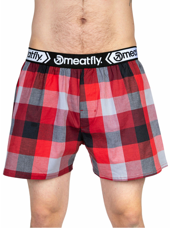Meatfly Meatfly Herren Boxershorts Gigi Blau / Rot | Blau | Größe