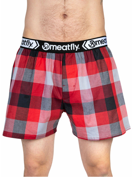 Meatfly Meatfly Herren Boxershorts Gigi Blau / Rot | Blau | Größe