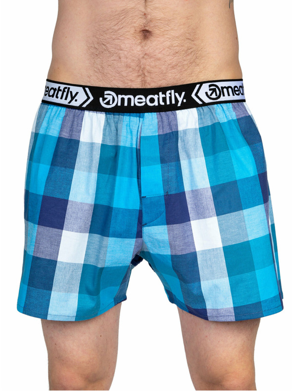 Meatfly Meatfly Herren Boxershorts Gigi Blau / Rot | Blau | Größe