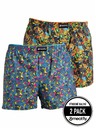 Meatfly Meatfly Herren Boxershorts Agostino Partyboi/Cityboi | Mehrfarbig | Größe